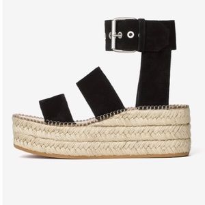 Rag and bone tara black suede